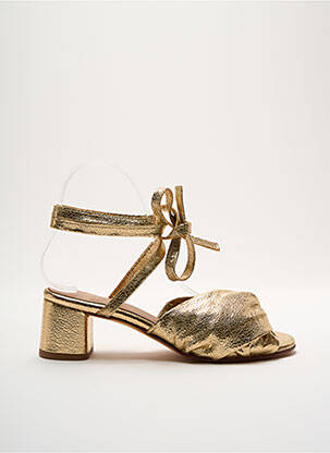 Sandale/Pantofi decupați auriu ANAKI femeie