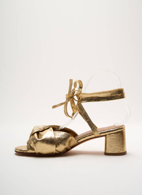 Sandale/Pantofi decupați auriu ANAKI femeie
