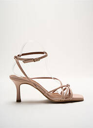 Sandale/pantofi decupați toc cui. toc de 4 la 6 cm roz BILLIBI femme