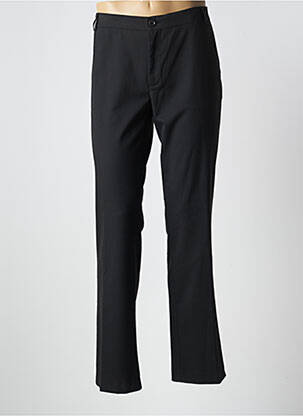 Pantalon chino țesătură poplin mărime normală negru TEDDY SMITH bărbat