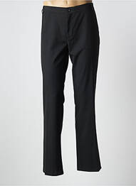 Pantalon chino țesătură poplin mărime normală negru TEDDY SMITH bărbat