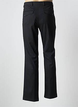 Pantalon chino țesătură poplin mărime normală negru TEDDY SMITH bărbat