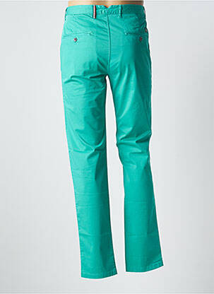 Pantalon chino țesătură poplin mărime normală verde HERO SEVEN bărbat