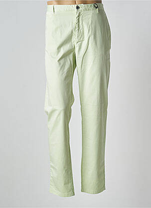 Pantalon chino țesătură poplin mărime normală verde deschis HERO SEVEN bărbat