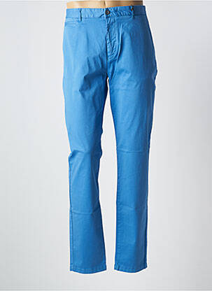 Pantalon chino țesătură poplin mărime normală albastru închis HERO SEVEN bărbat