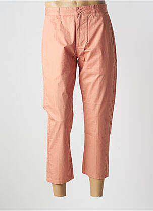 Pantalon chino țesătură poplin mărime normală roz OBEY bărbat