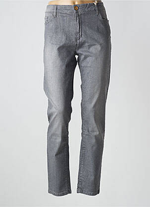 Pantalon slim elasticitate mărime normală gri MAYJUNE femeie