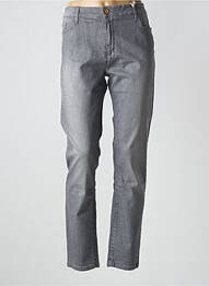 Pantalon slim elasticitate mărime normală gri MAYJUNE femme