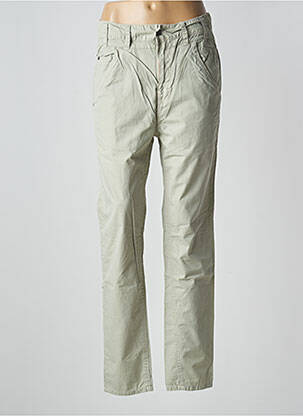 Pantalon slim țesătură poplin mărime normală verde FIRETRAP femeie