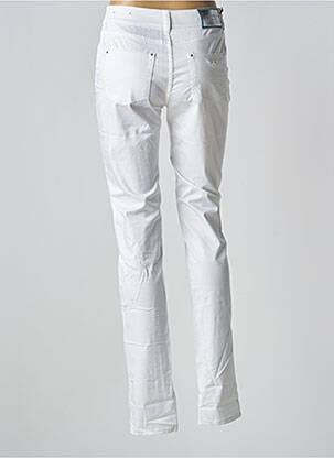 Pantalon slim țesătură poplin mărime normală alb ARMANI femeie