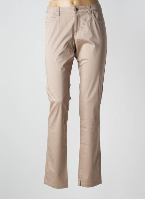 Pantalon slim bej LOLA femeie