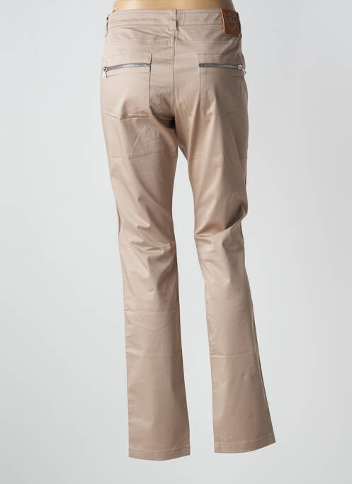Pantalon slim bej LOLA femeie
