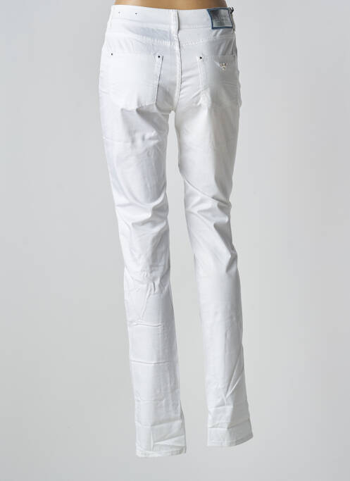 Pantalon slim alb ARMANI femeie