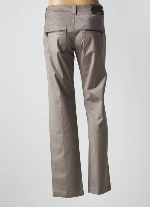 Pantalon slim maro LOLA femeie