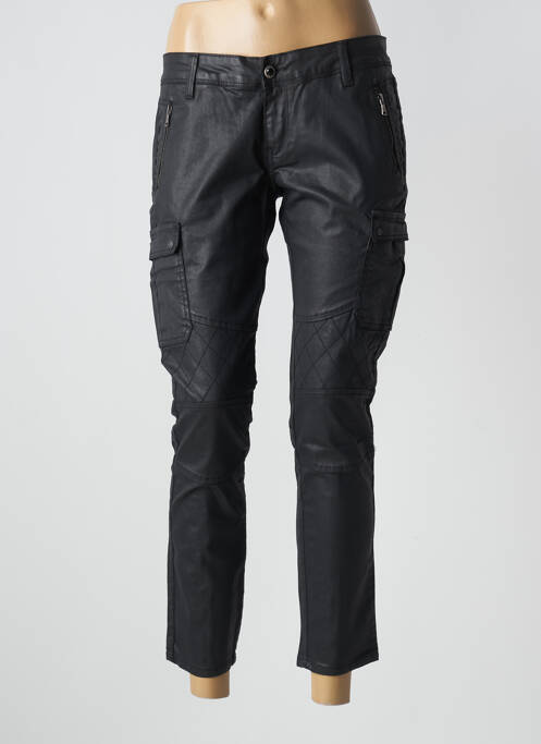 Pantalon 7/8 elasticitate negru TEDDY SMITH femme