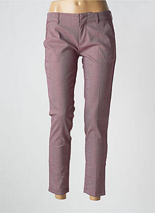 Pantalon 7/8 elasticitate mărime normală roșu REIKO femeie