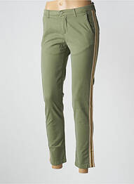 Pantalon 7/8 elasticitate mărime normală verde HOD femme