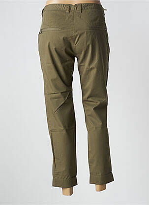 Pantalon 7/8 țesătură poplin mărime normală verde DIESEL femeie