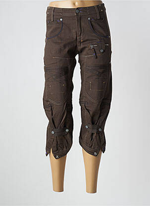 Pantalon trei sferturi maro MCP femeie