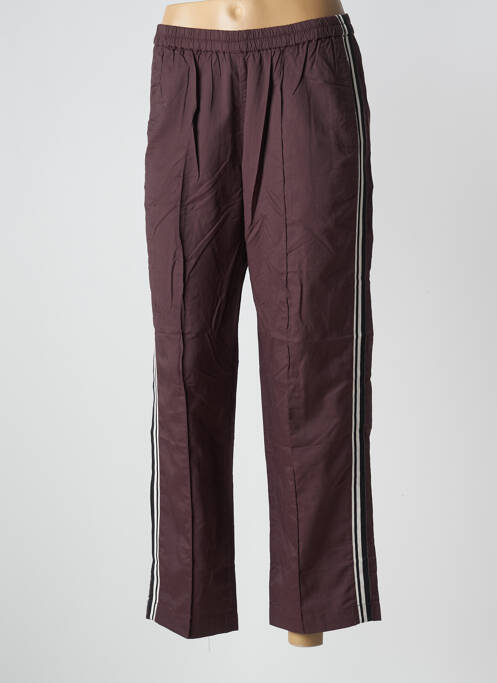 Pantalon drept maro BELLEROSE femeie