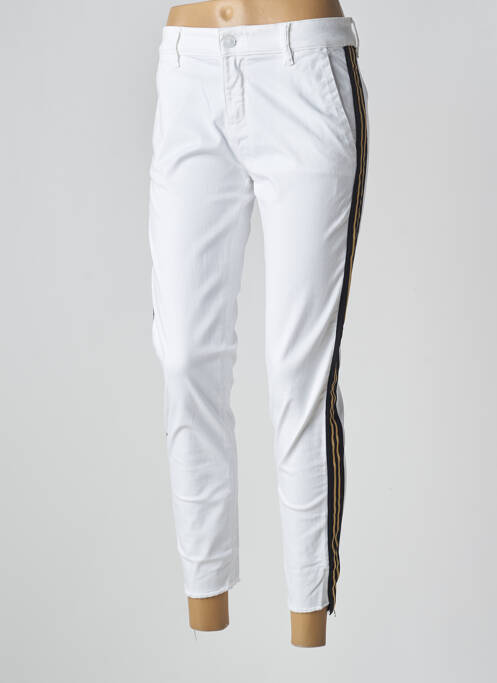 Pantalon 7/8 alb FIVE femeie