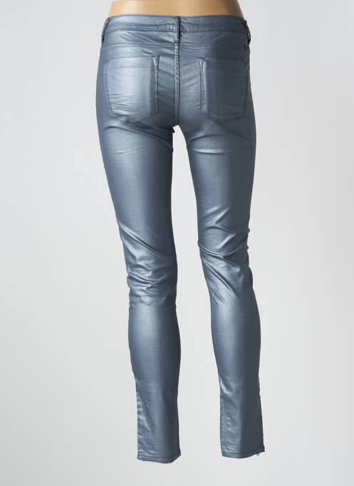 Pantalon slim albastru TEDDY SMITH femeie