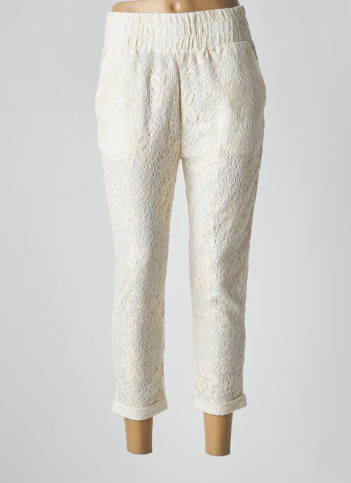 Pantalon 7/8 bej MUSE OF LOVE femeie