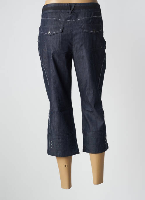 Pantalon trei sferturi croială dreaptă mărime normală albastru SALT & PEPPER femme