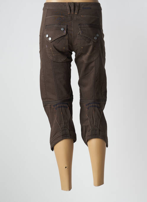 Pantalon trei sferturi maro MCP femeie