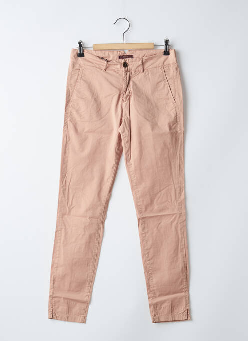 Pantalon chino roz TRUE NYC femeie