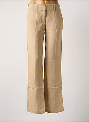 Pantalon drept bej LOLA femeie