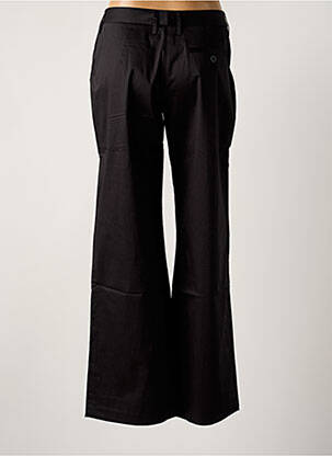 Pantalon drept țesătură poplin mărime normală negru ONE STEP femeie