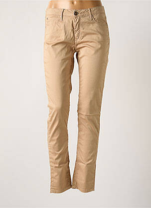 Blugi cu croială slim bej ISLOW femeie