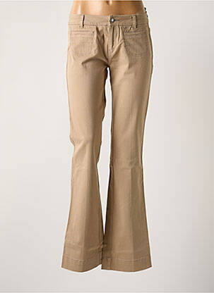 Blugi cu croială evazată bej MKT STUDIO femeie