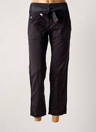 Pantalon drept țesătură poplin mărime normală violet ONE STEP femeie