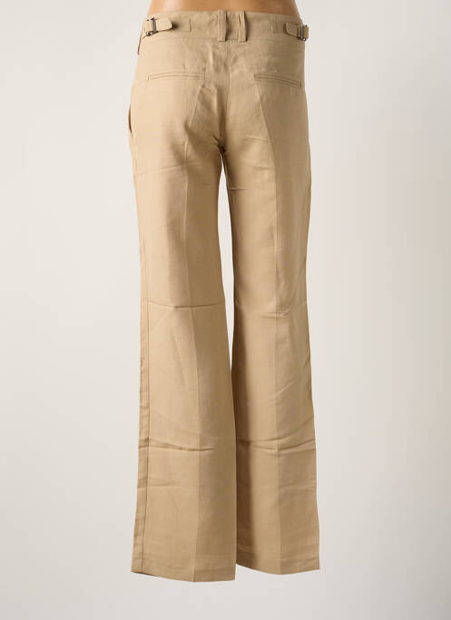 Pantalon drept bej LOLA femeie