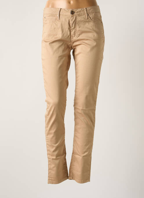 Blugi cu croială slim bej ISLOW femeie
