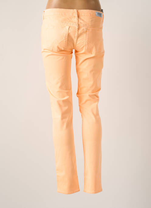 Blugi cu croială slim portocaliu LE TEMPS DES CERISES femeie