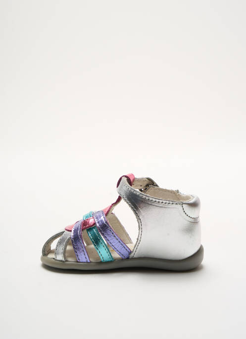 Sandale/Pantofi decupați argintiu BABYBOTTE fată