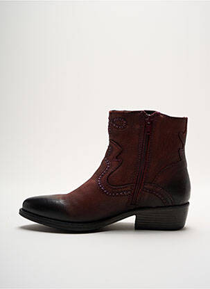 Botine/ghete material neted toc de 4 la 6 cm violet INUOVO femeie
