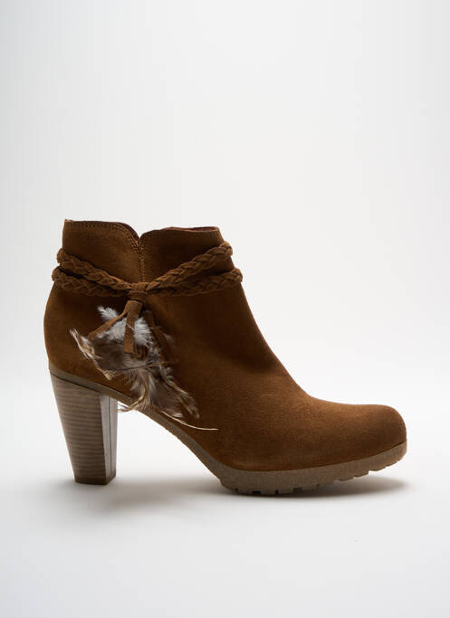 Botine/Ghete maro REQINS femeie