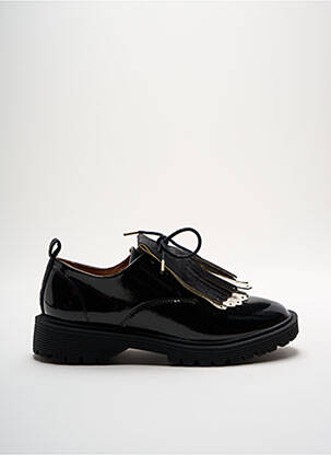 Derby-uri material neted toc de 4 la 6 cm negru ARMISTICE femeie