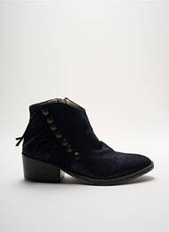Botine/ghete material neted toc de 4 la 6 cm albastru SEE YOU JANE femme