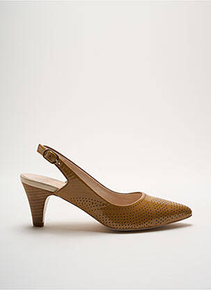 Pantofi cu toc maro ROSEMETAL femeie