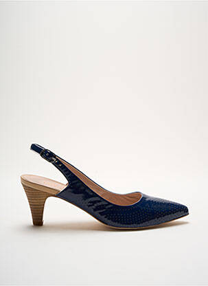 Pantofi cu toc albastru ROSEMETAL femeie