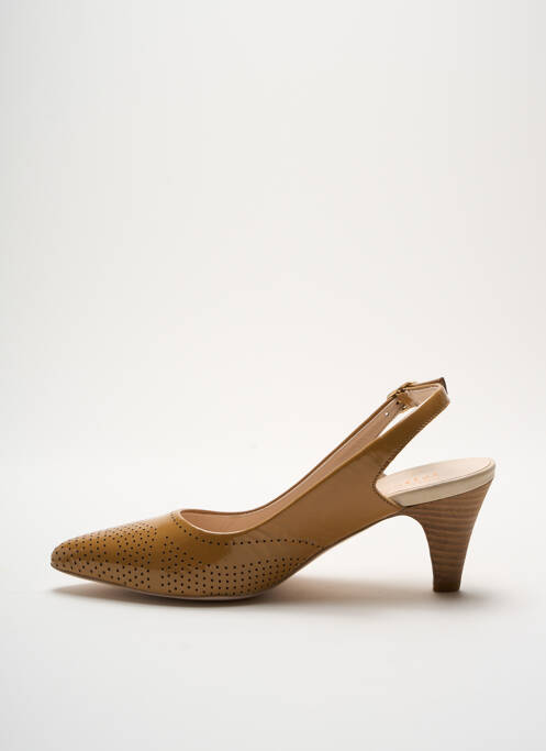 Pantofi cu toc maro ROSEMETAL femeie