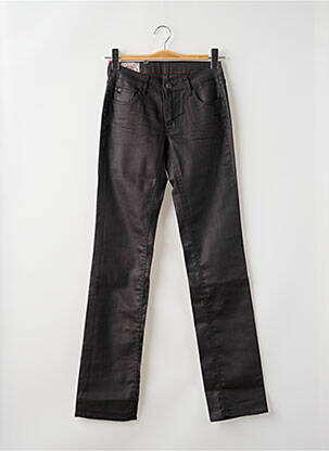Pantalon drept elasticitate mărime normală negru LE TEMPS DES CERISES femeie