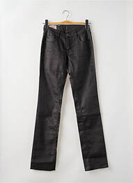 Pantalon drept elasticitate mărime normală negru LE TEMPS DES CERISES femeie