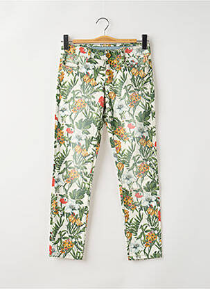 Pantalon 7/8 elasticitate mărime normală verde MAYJUNE femeie