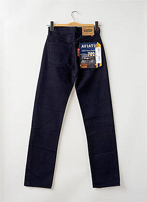 Blugi croială mom buzunare talie înaltă albastru AVIATIC femeie